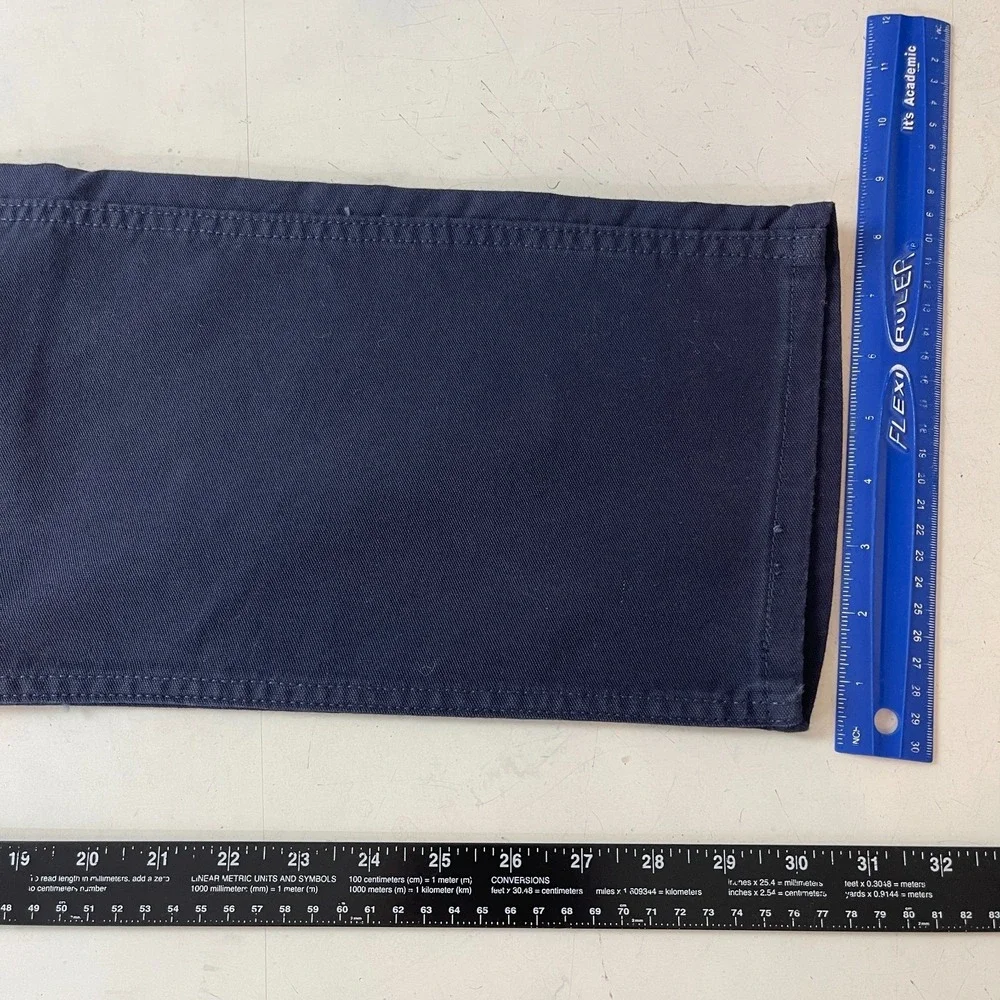 Levis Pants Mens 38x30 Blue 511 Slim Utility Canvas Carpenter Y2K 90s Workwear
